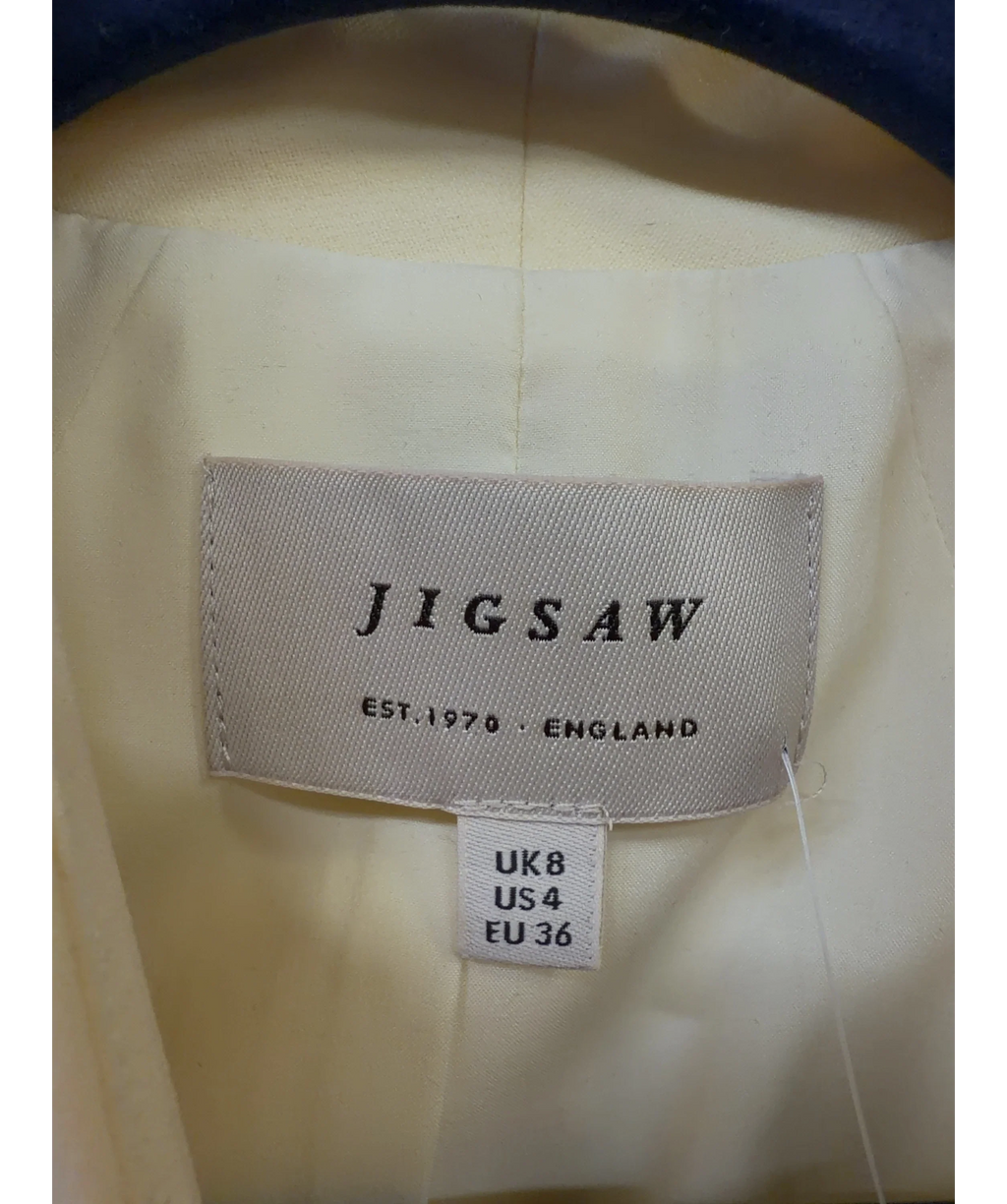 Jigsaw Yellow Colour, size UK 8 — detail