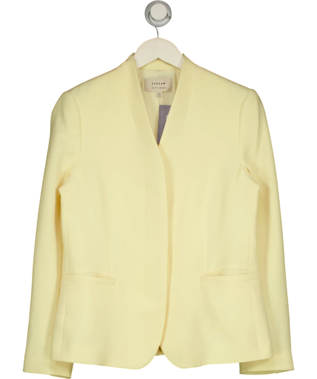 Jigsaw Yellow Colour, size UK 8 — front