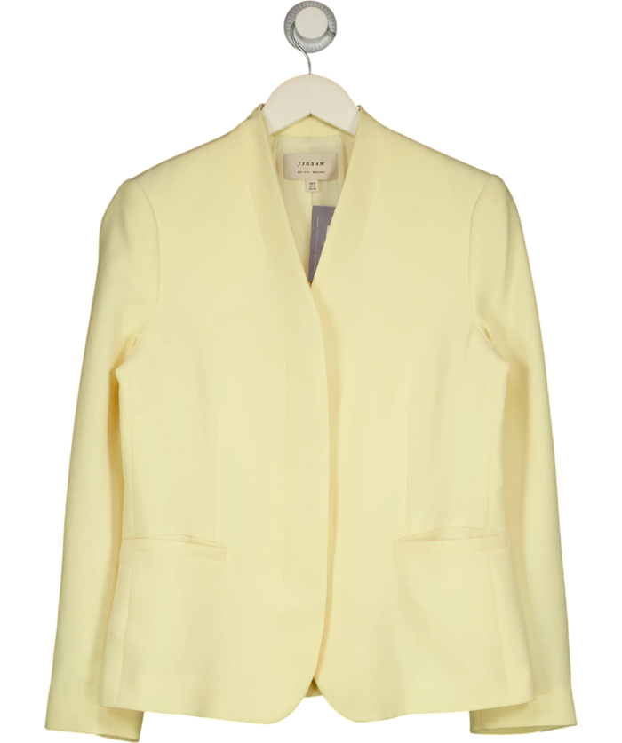 Jigsaw Yellow Notch-Free Blazer UK 8