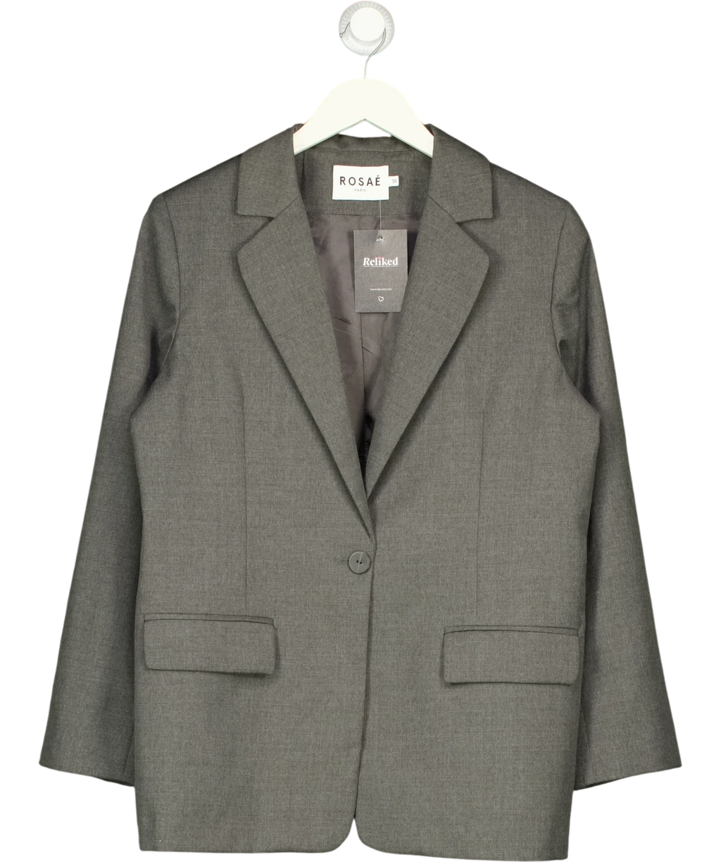 ROSAE PARIS Grey Le Bonaparte, size UK 8 — front
