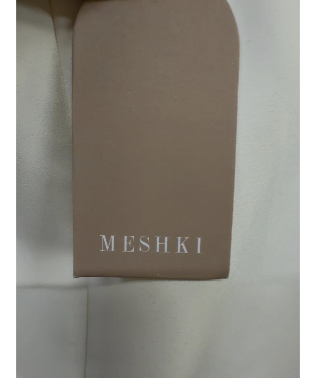 Meshki ivory Angela Suiting Mini Dress, size UK XS — detail