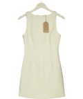 Meshki ivory Angela Suiting Mini Dress, size UK XS — front