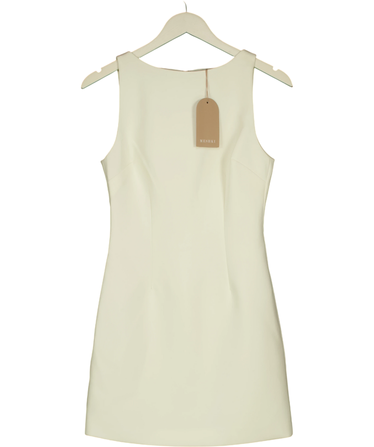 Meshki ivory Angela Suiting Mini Dress, size UK XS — front