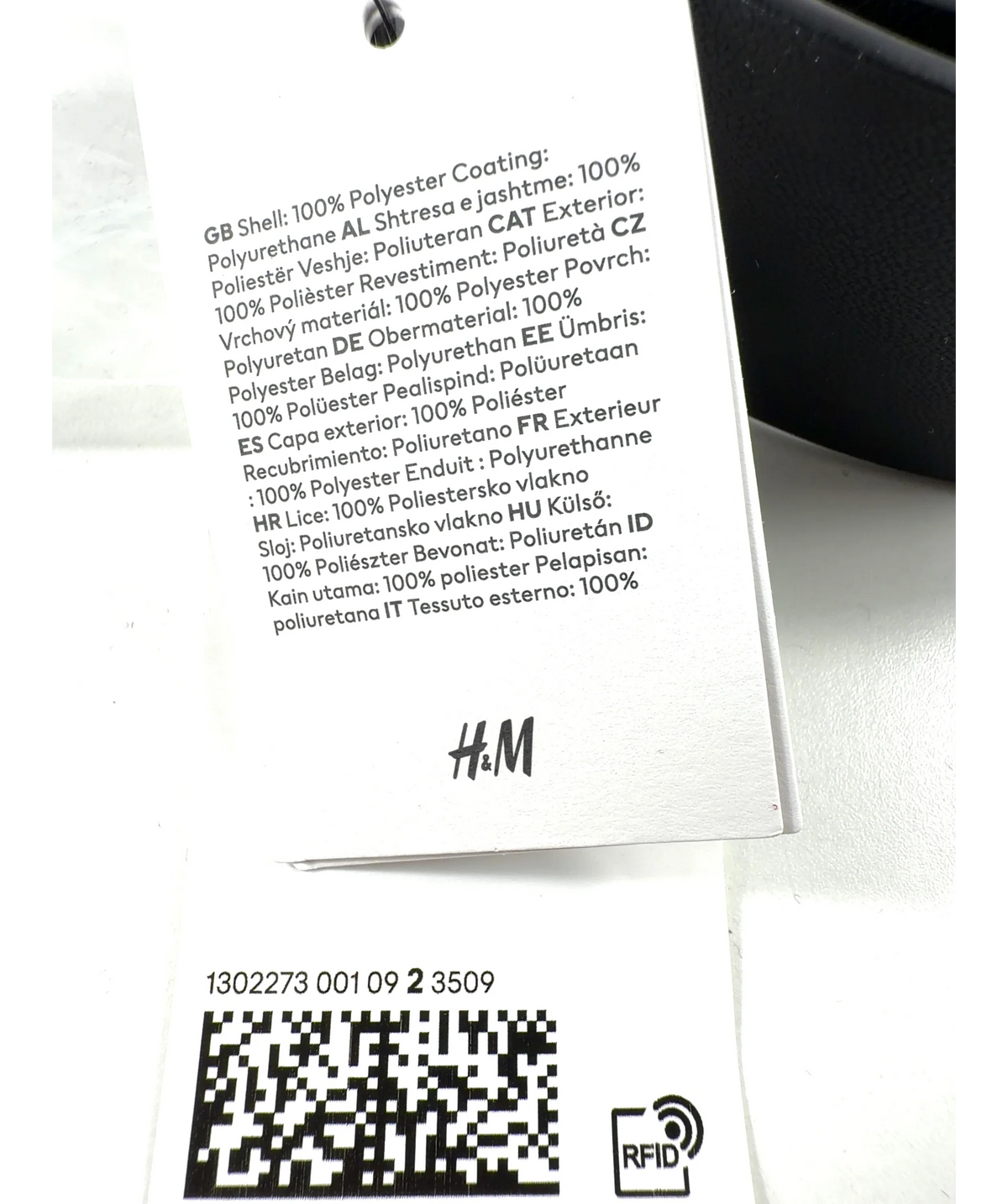 H&M Black Colour, size UK XS — detail