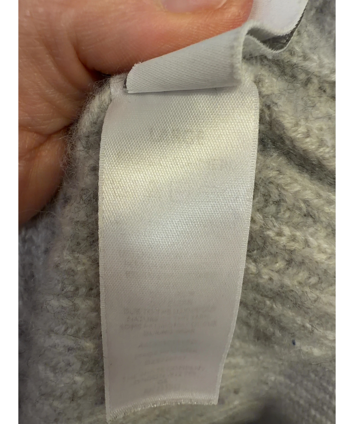 The White Company Grey Colour, size UK L — label