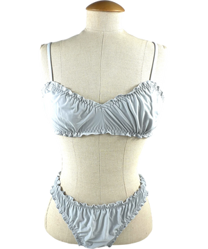 And Other Stories Grey Ruffled Bikini XS