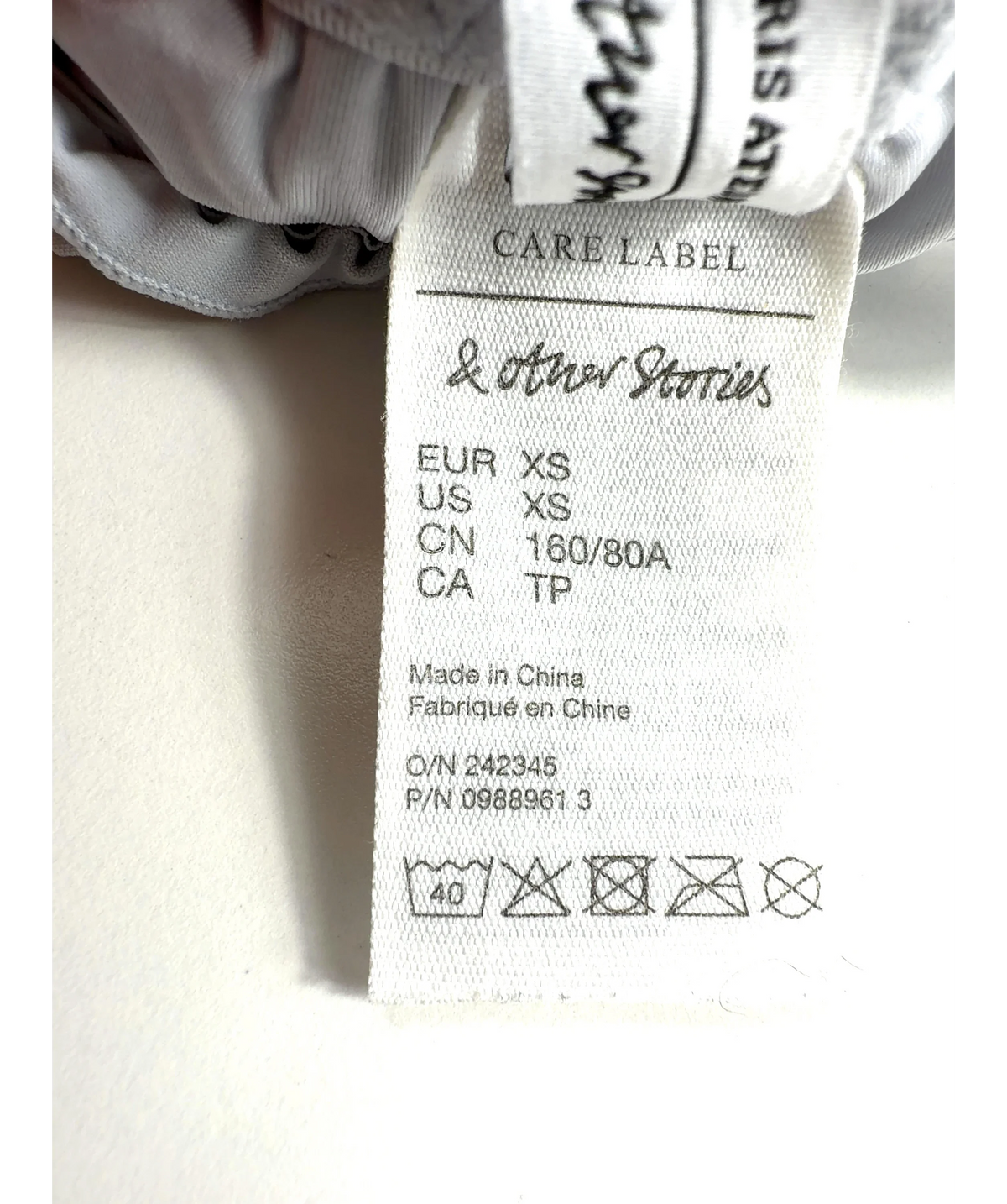 & OTHER STORIES light blue Colour, size UK XS — label