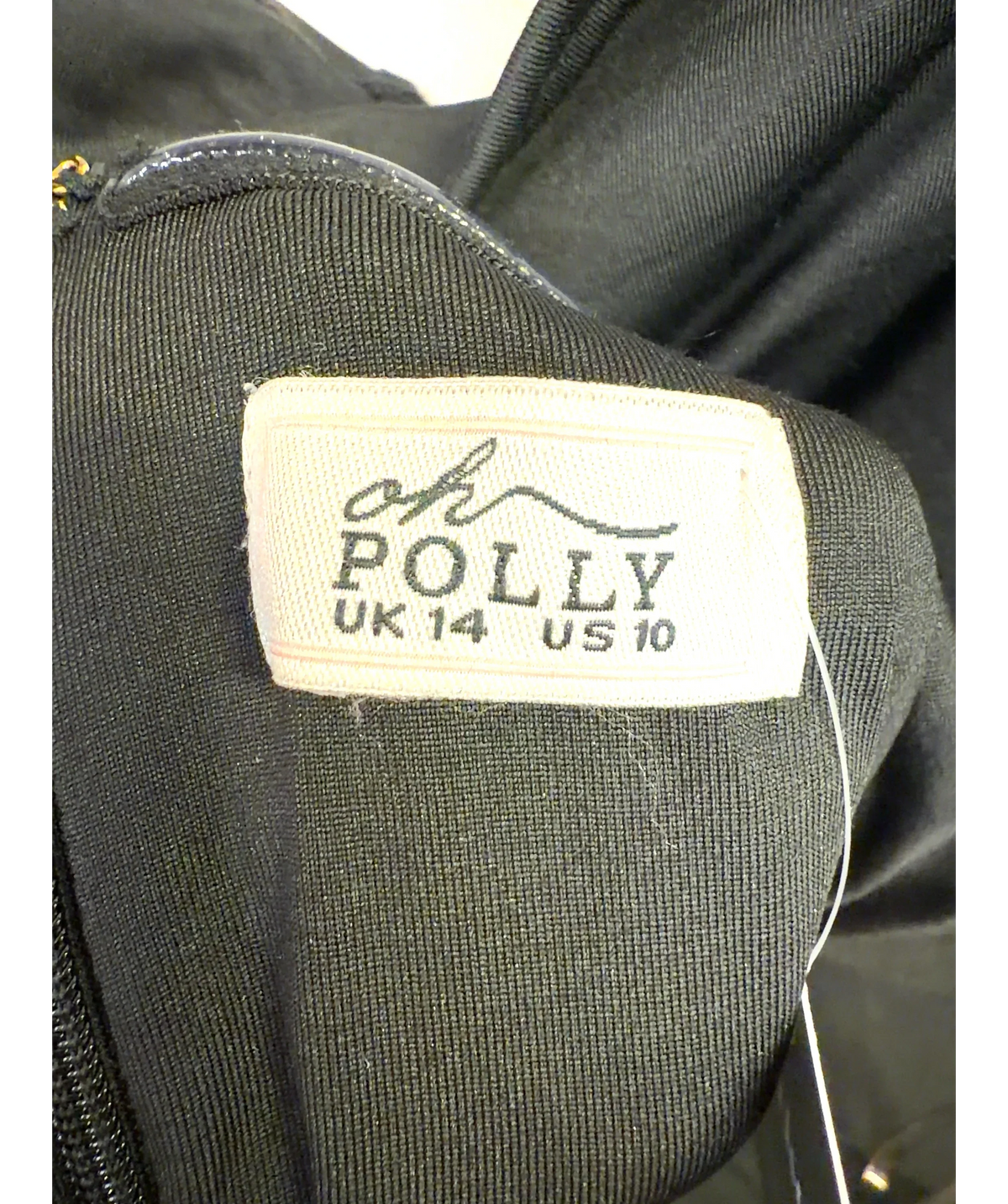 OH POLLY Black Colour, size UK 14 — detail