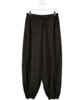 JDY Black JDYPALOMA MW LOOSE PANT WVN EXP, size UK S — front