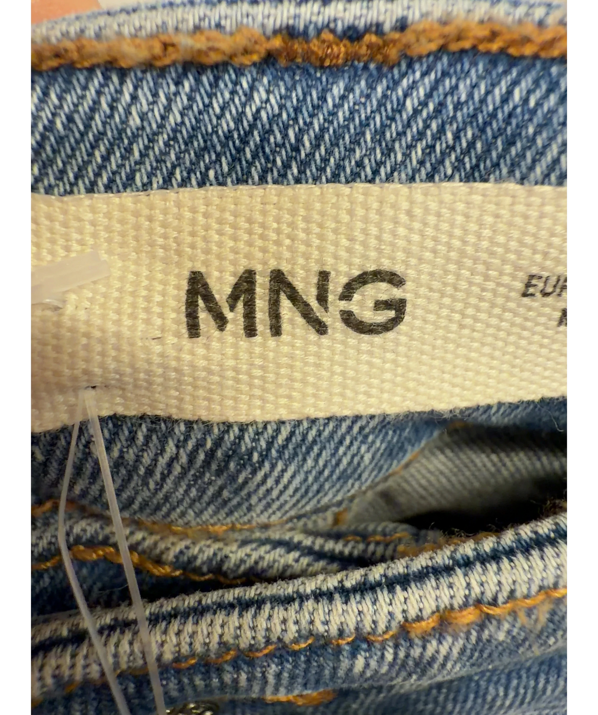 MNG Blue Colour, size UK 10 — detail
