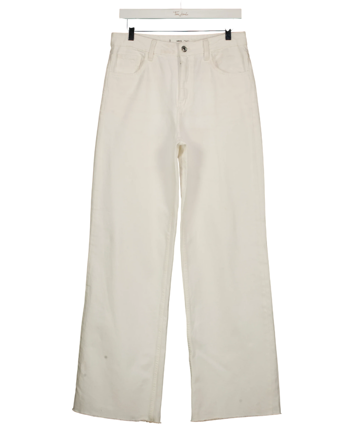 MANGO White Danila, size UK 10 — front