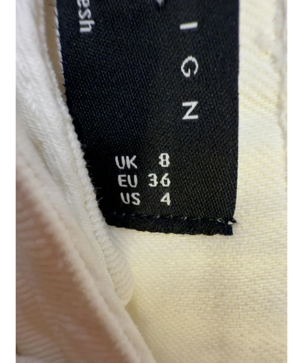 ASOS White Colour, size UK 8 — care label