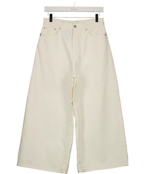 Cos Cream Wide Leg Jeans W26
