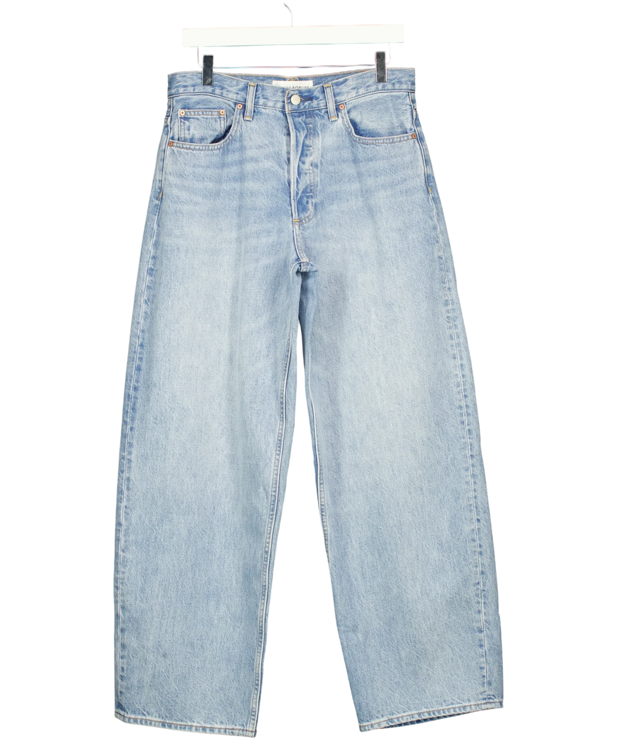 Aritzia Denim Forum light blue Relaxed Lo-Rise Baggy Jeans, size W26 — front
