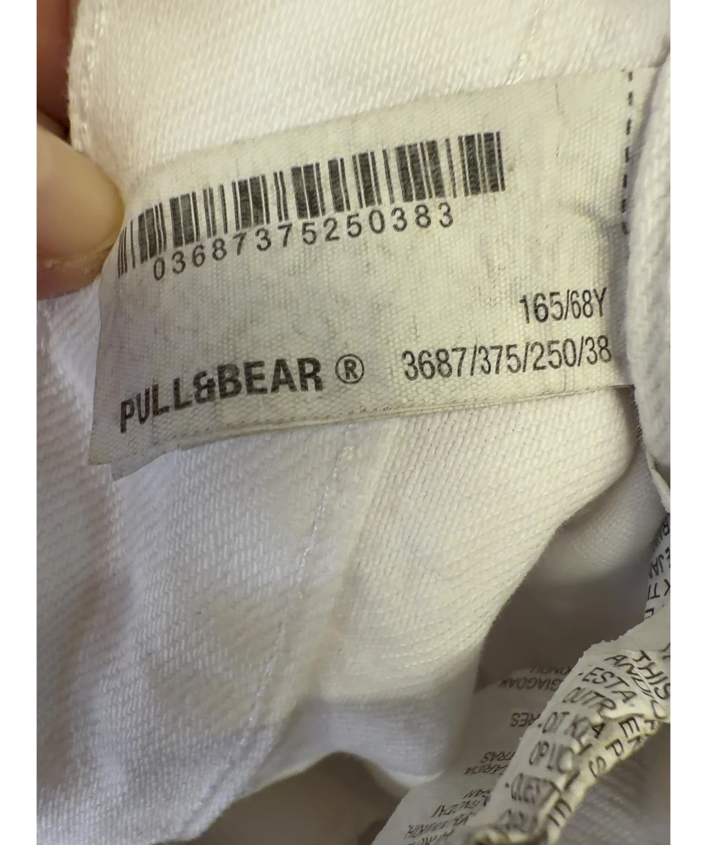 Pull&Bear White Colour, size UK 10 — label