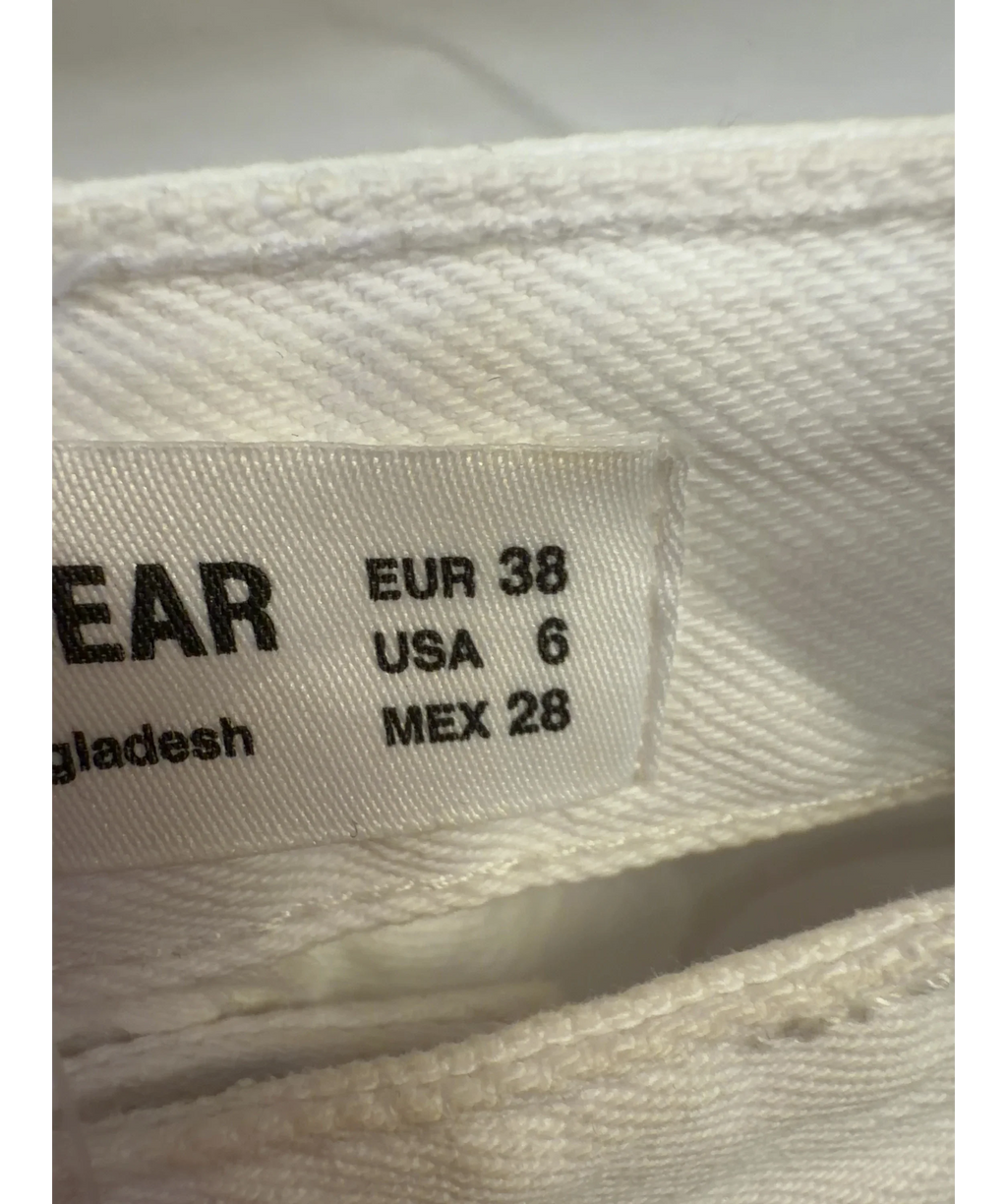 Pull&Bear White Colour, size UK 10 — care label
