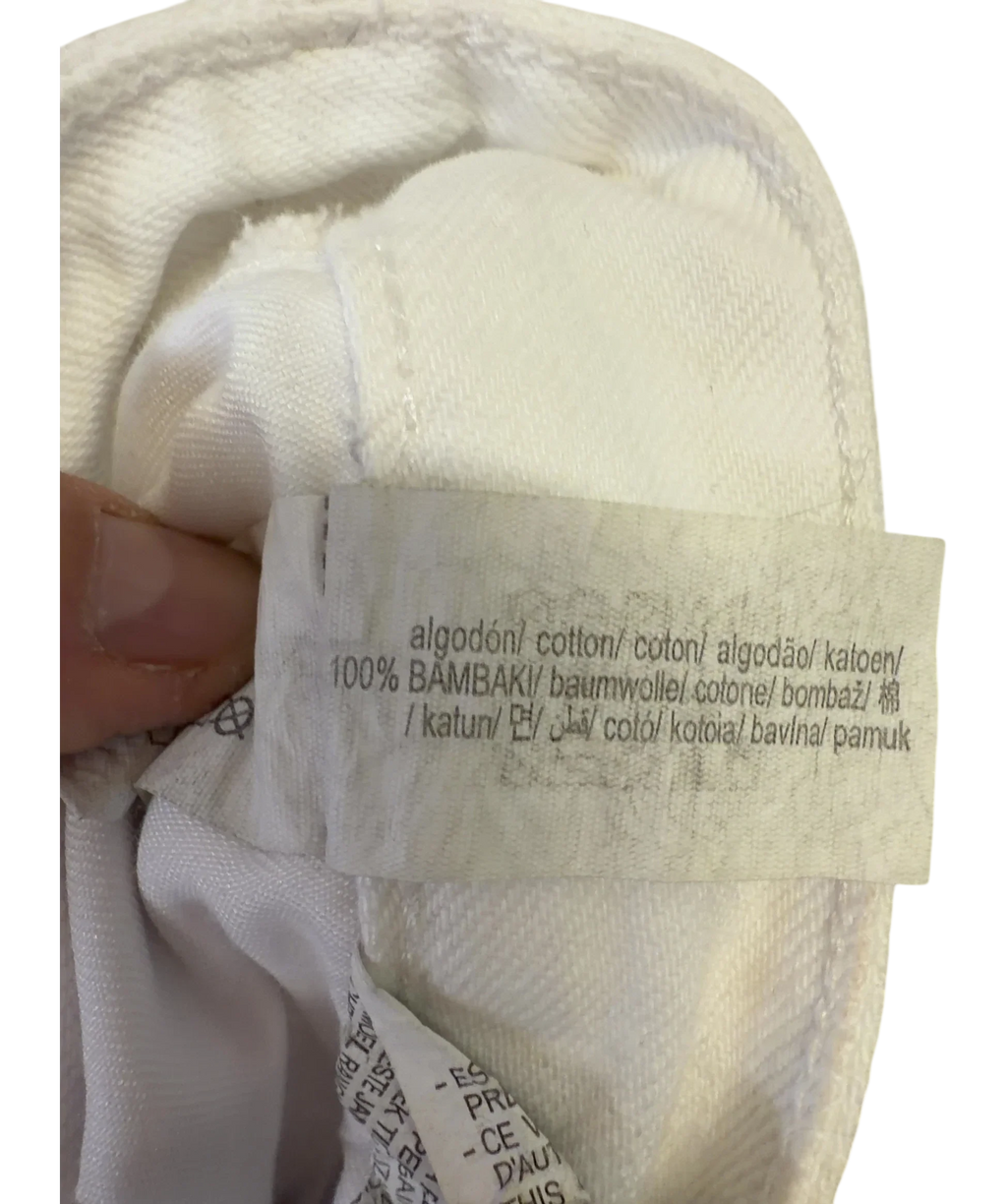 Pull&Bear White Colour, size UK 10 — fabric detail