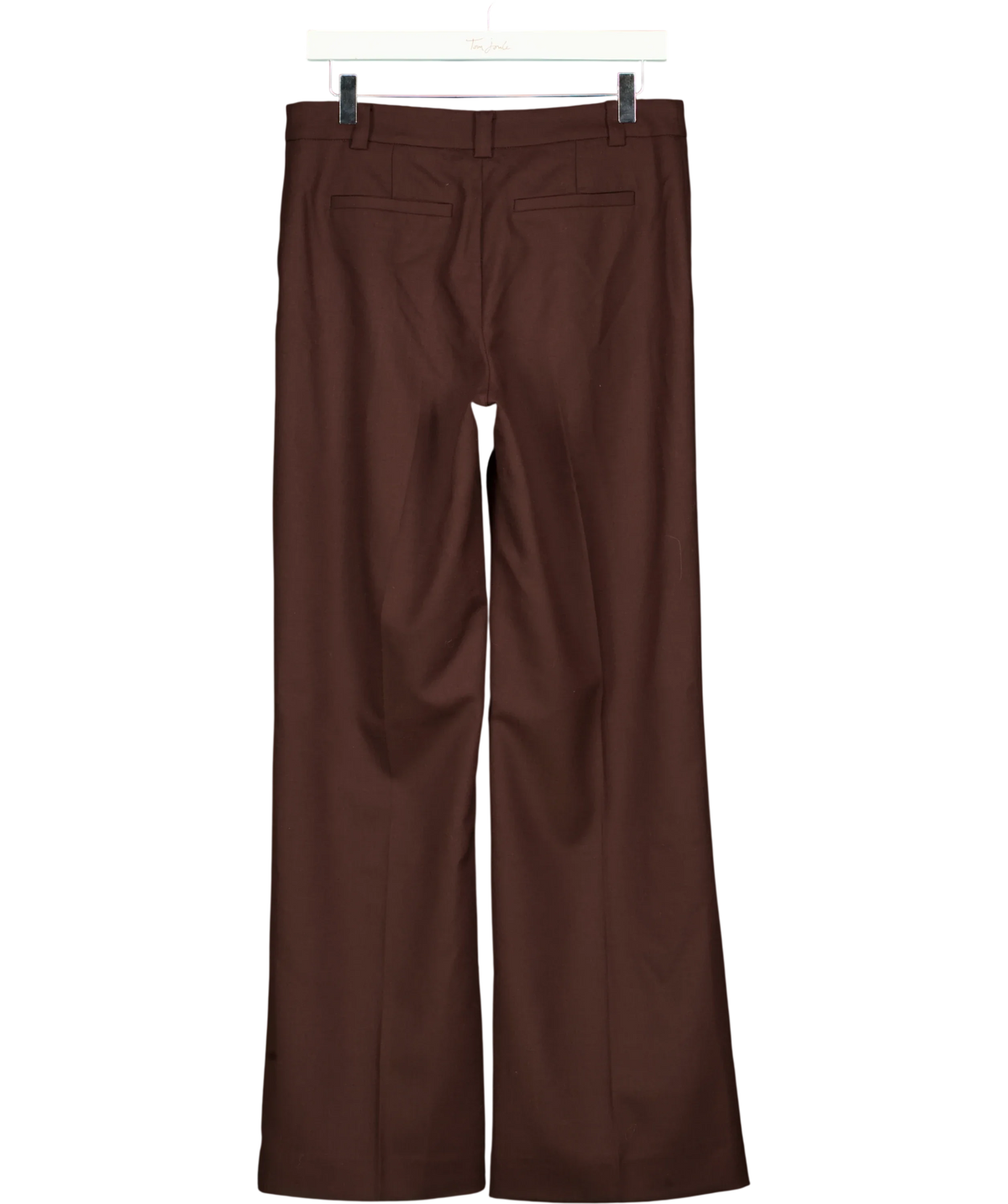 Sézane Brown Herri Troutser, size UK 10 — back