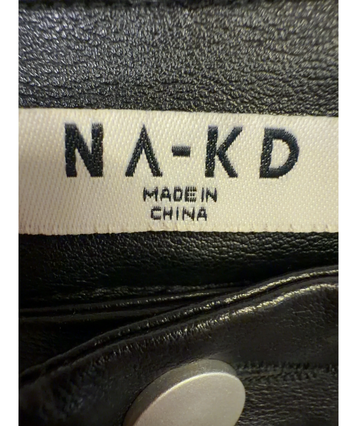 NA-KD Black Colour, size UK 8 — detail