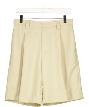 Dé Rococo Beige Pleated Shorts UK S