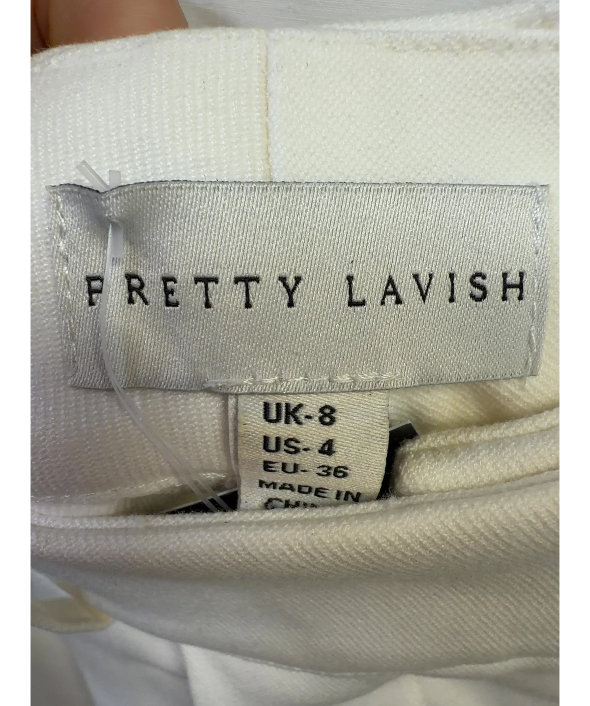 PRETTY LAVISH Cream Colour, size UK 8 — detail