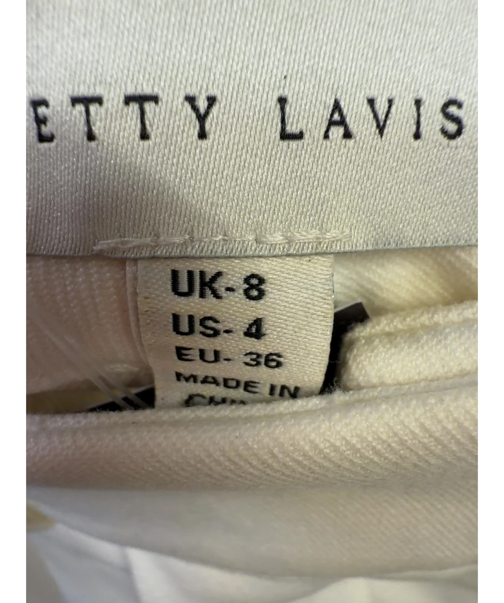 PRETTY LAVISH Cream Colour, size UK 8 — care label