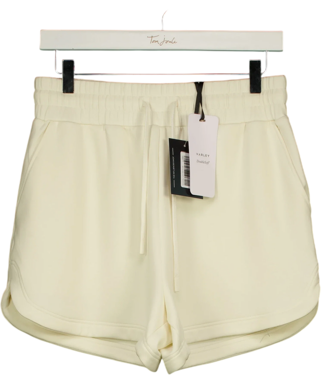 Varley Cream Coulter High Rise Short 3.5, size UK M — front