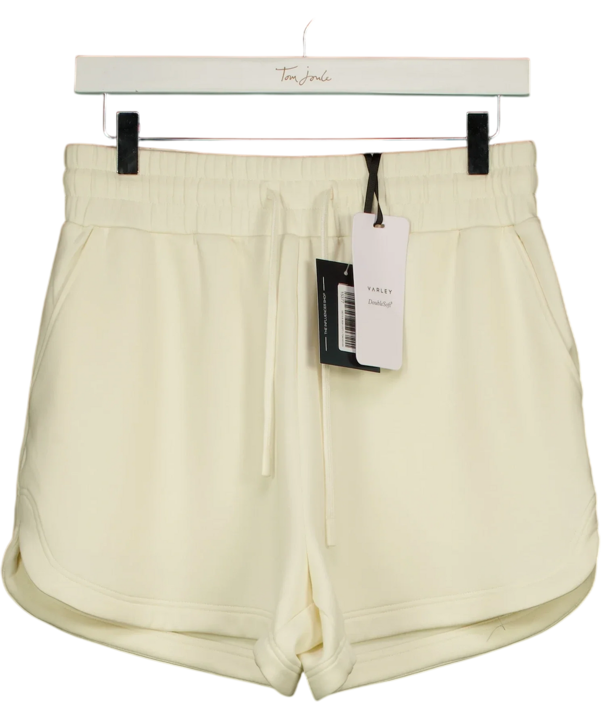 Varley Cream Coulter High Rise Short 3.5, size UK M — front