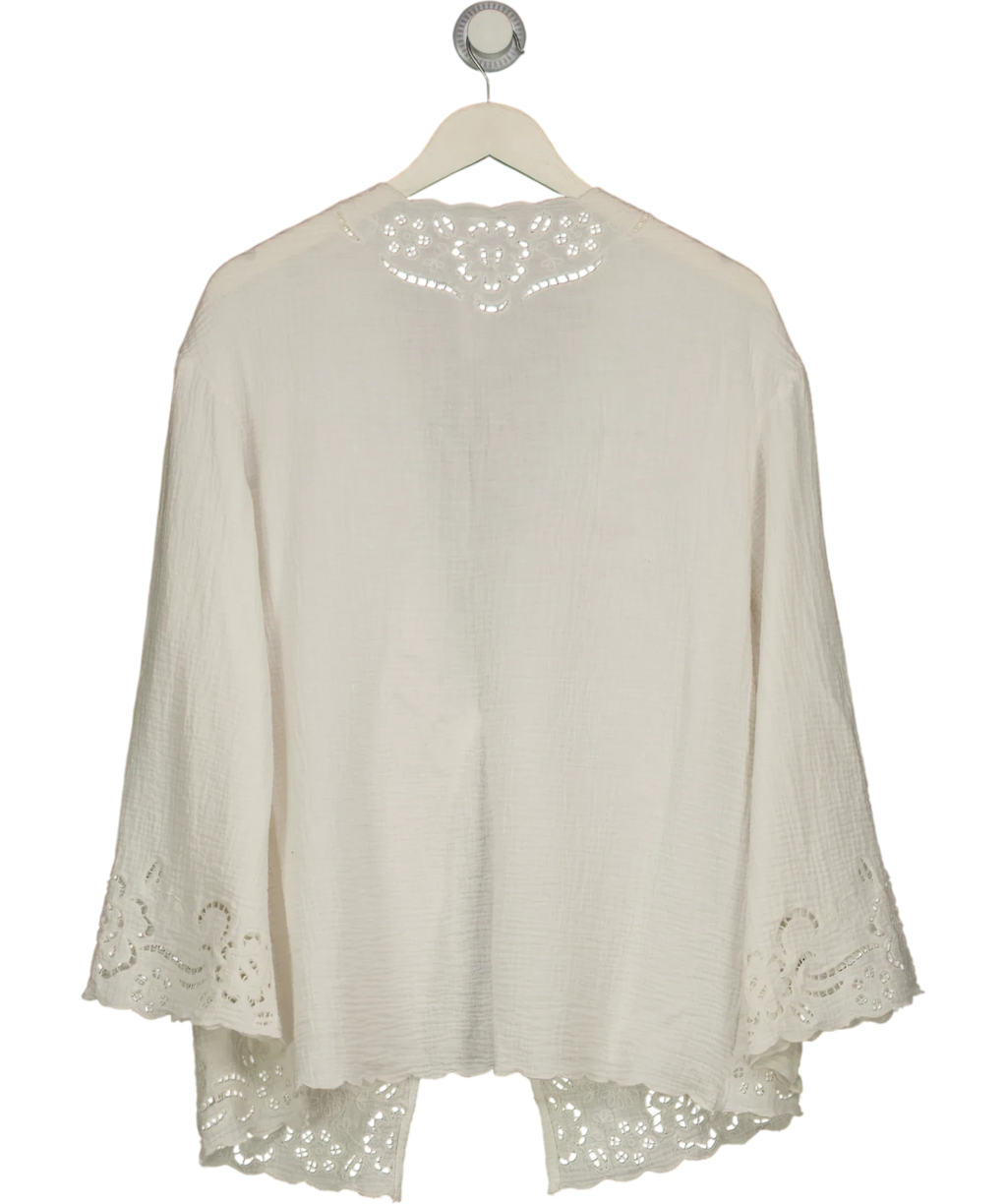 H&M White AnamariaPW Blouse, size UK S — back