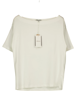 Albaray Off Shoulder T Shirt White UK 8