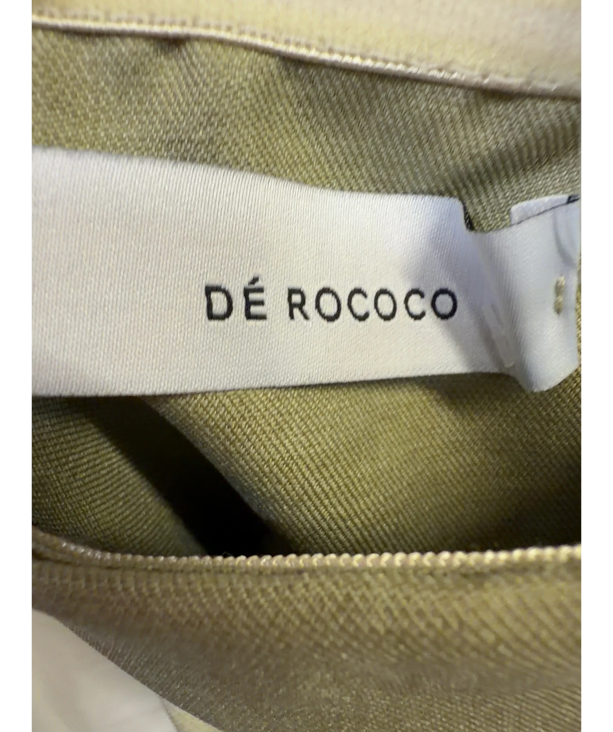 Dé Rococo Green Colour, size UK S — detail