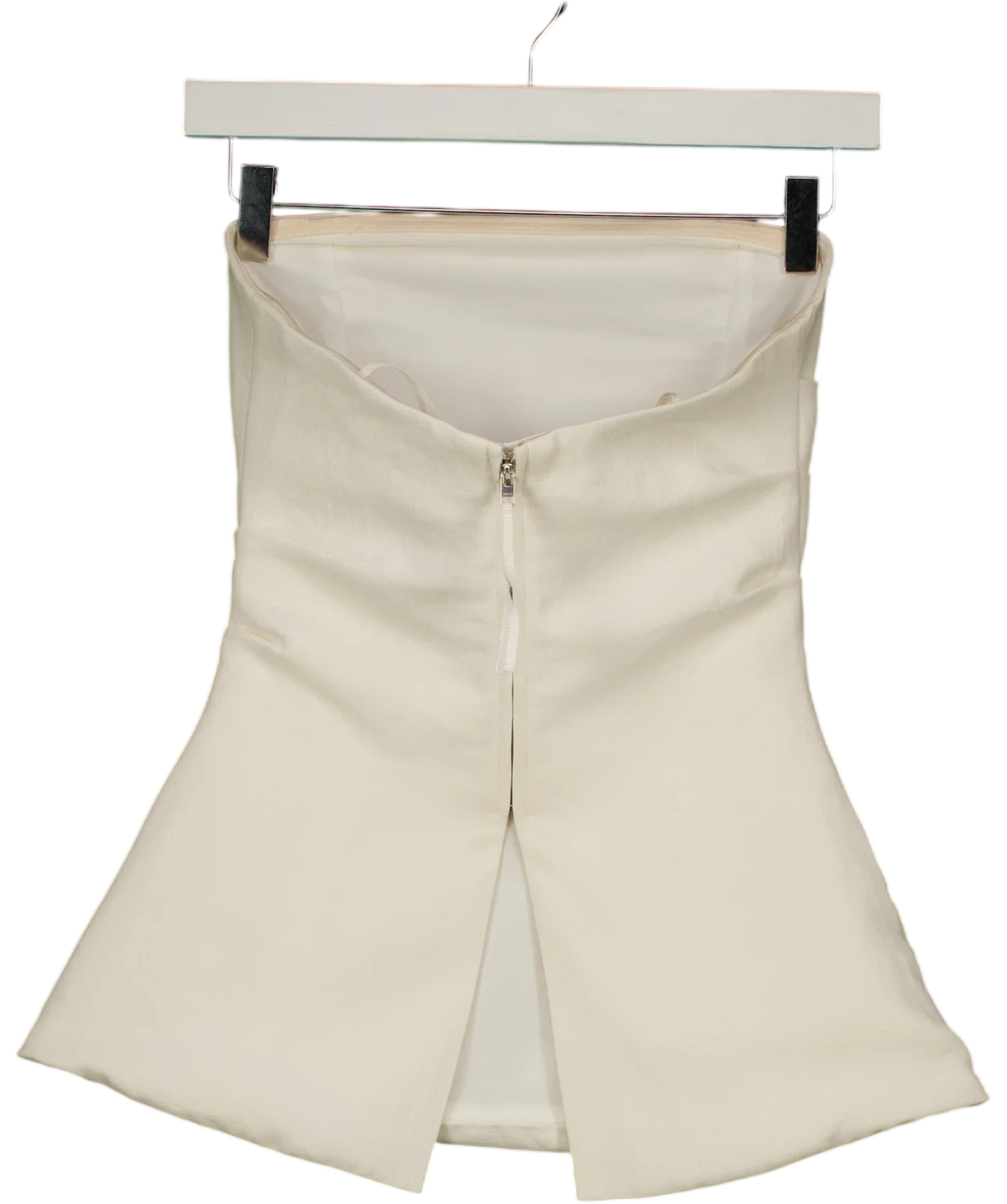 ARITZIA White Lilou Tube Top - Crepette™, size UK XS — back