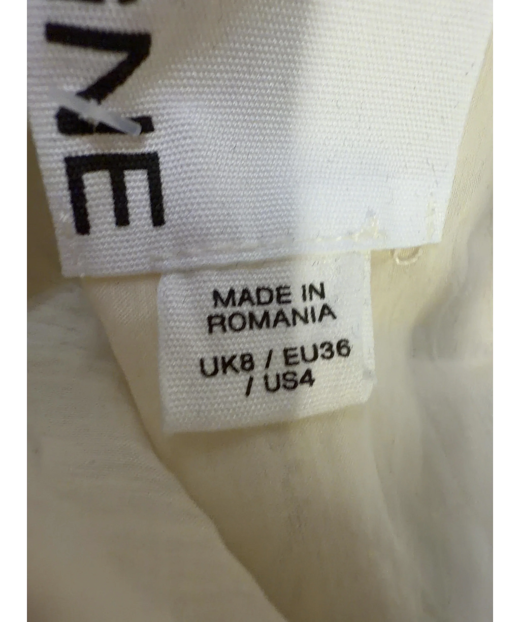 Aligne ivory Dana, size UK 8 — care label