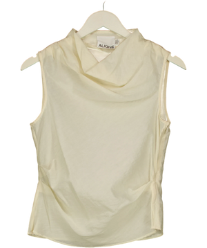 Aligne Dana Cream Cowl Neck Sleeveless Top UK 8