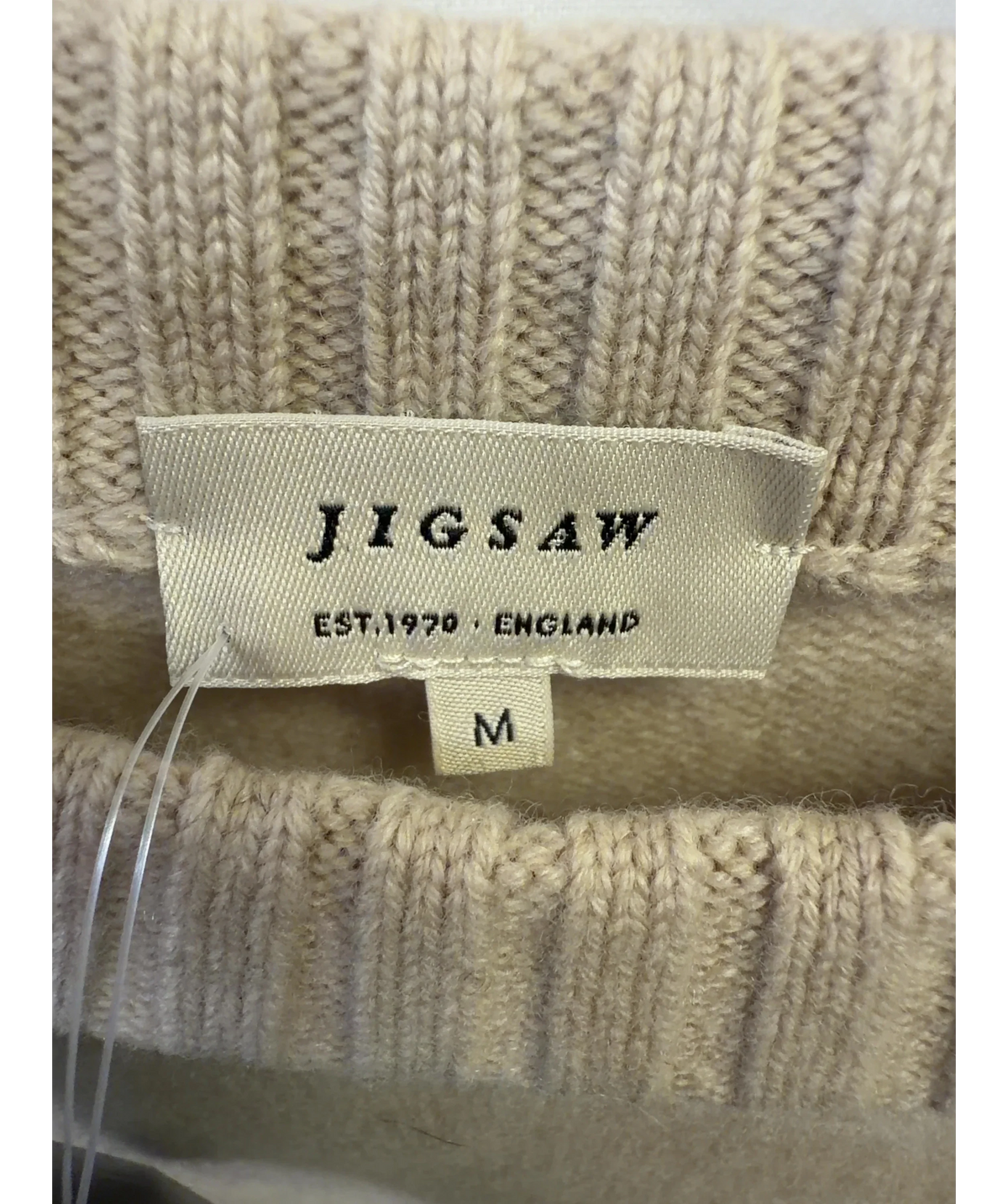 Jigsaw Beige Colour, size UK M — detail
