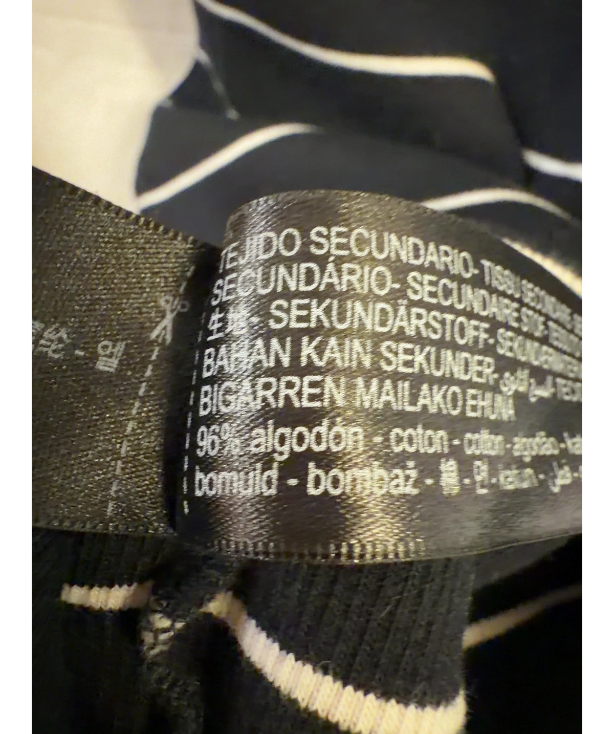 Massimo Dutti Black Colour, size UK S — label