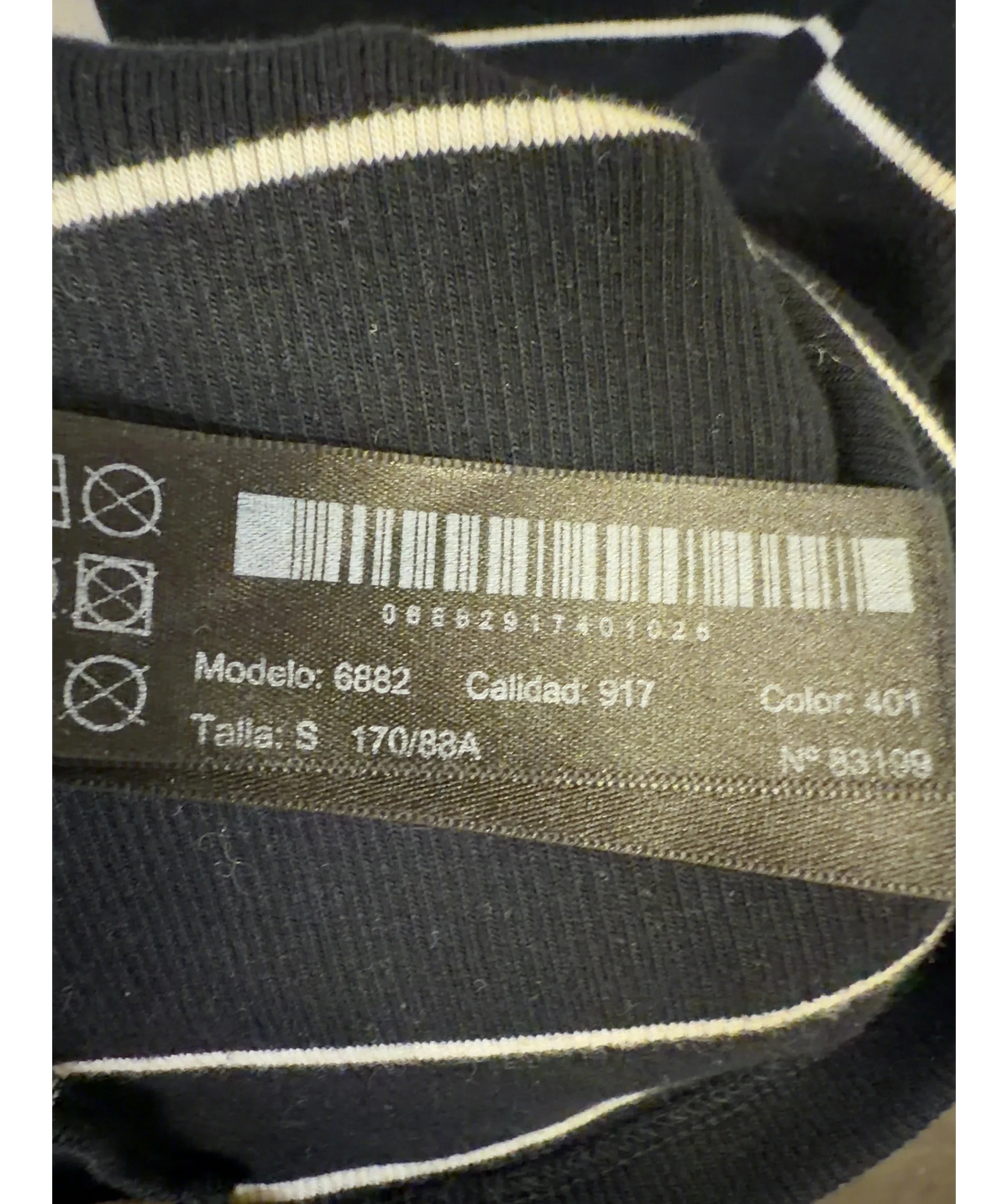 Massimo Dutti Black Colour, size UK S — care label