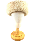 ARKET Beige Pile Hat — front