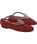 Next Red Forever Comfort® Round Toe Mesh Ballerina Flats, size UK 6 EU 39 👠 — front