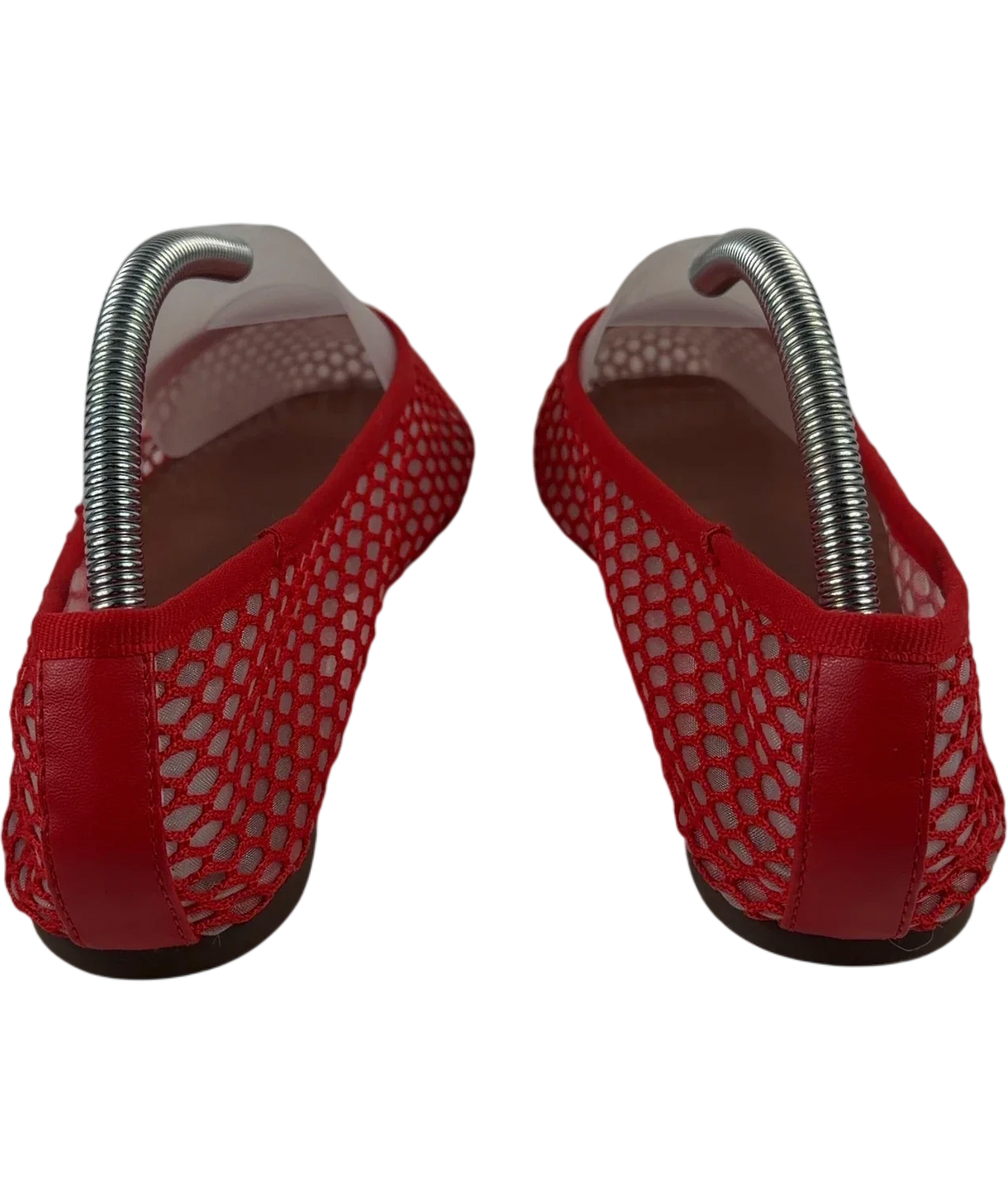 Next Red Forever Comfort® Round Toe Mesh Ballerina Flats, size UK 6 EU 39 👠 — back