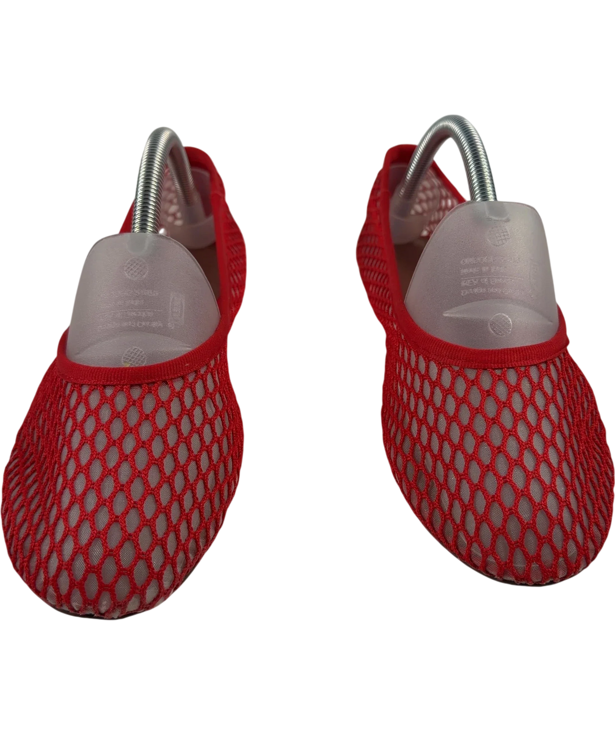 Next Red Forever Comfort® Round Toe Mesh Ballerina Flats, size UK 6 EU 39 👠 — detail