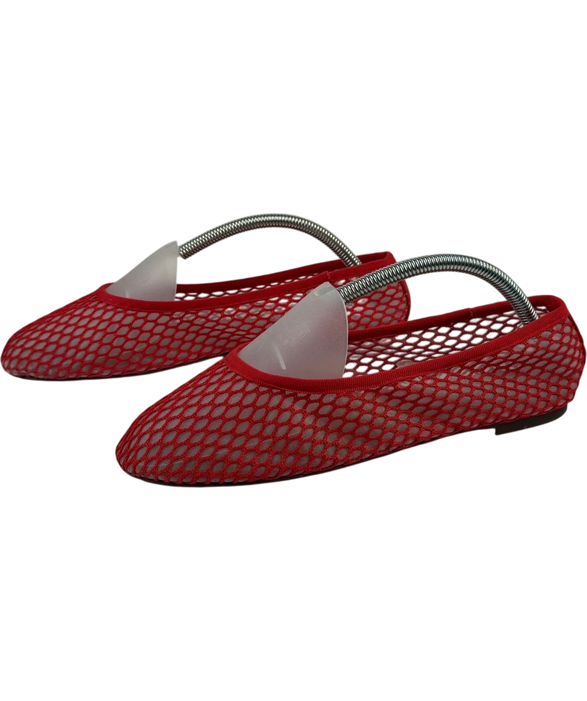 Next Red Forever Comfort® Round Toe Mesh Ballerina Flats, size UK 6 EU 39 👠 — label