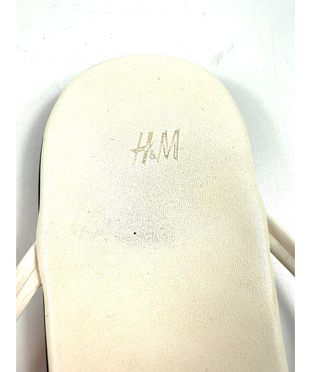 H&M White Colour, size UK 6 EU 39 👠 — care label