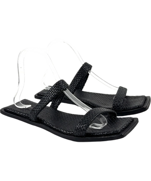 St Agni Woven Minimal Slide Black UK 6