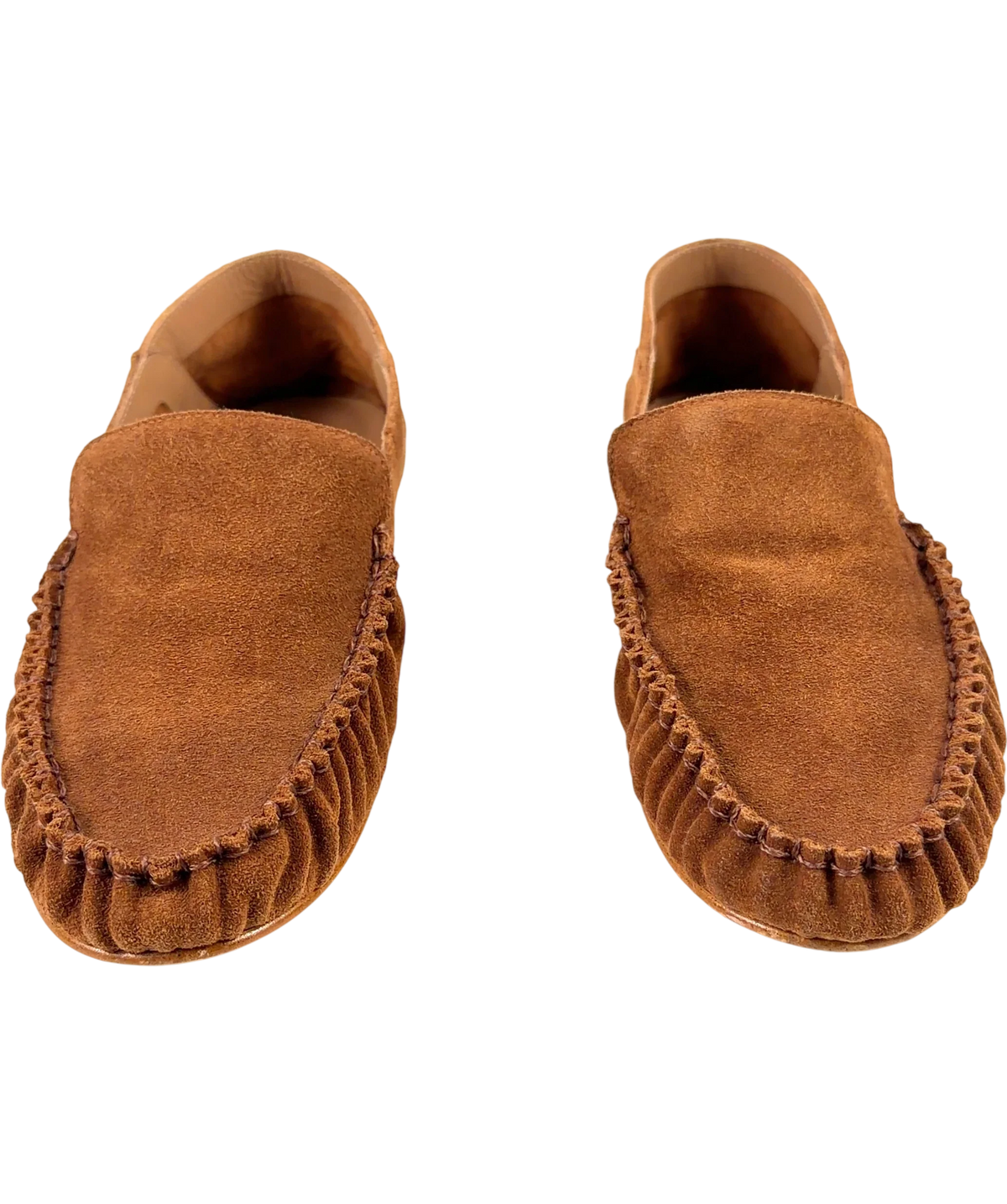 Flattered Brown Bon Bon Suede Loafer, size UK 6 EU 39 👠 — detail