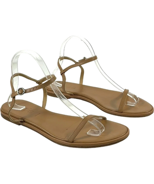 Aeyde Beige Toe Post Sandal UK 6.5