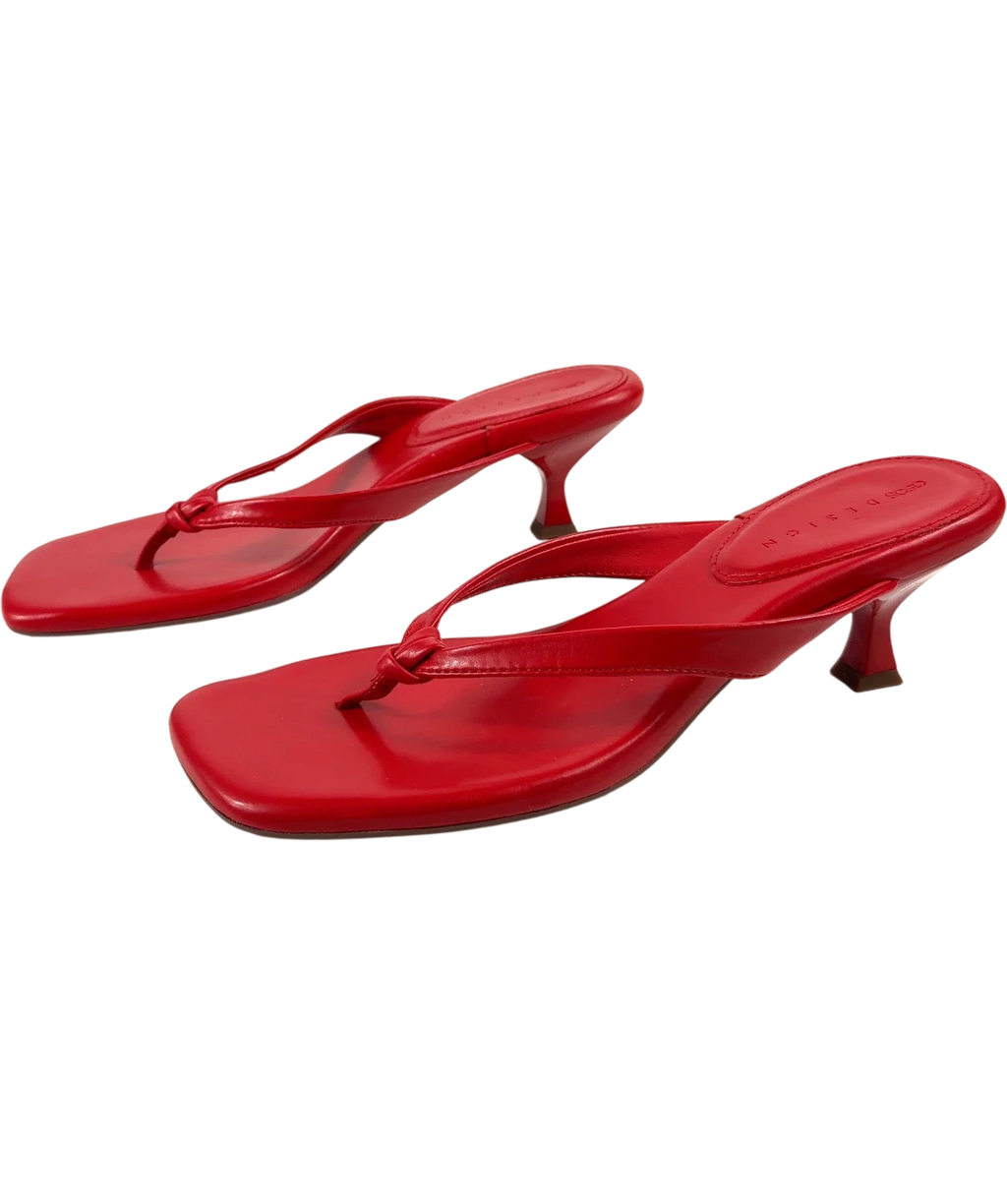 ASOS Red Colour, size UK 7 EU 40 👠 — label