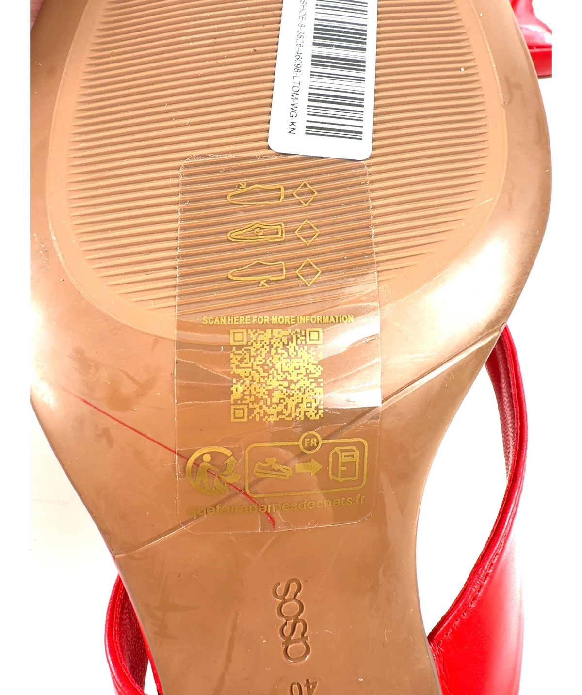 ASOS Red Colour, size UK 7 EU 40 👠 — additional view