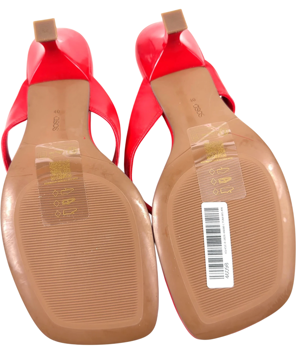 ASOS Red Colour, size UK 7 EU 40 👠 — view 8