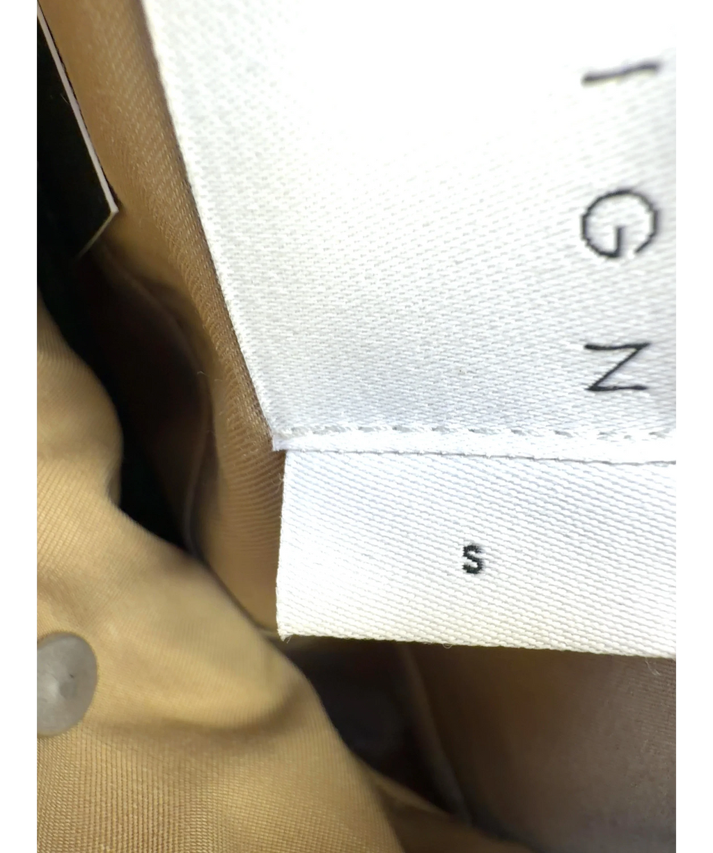 ASOS Beige funnel neck windbreaker jacket, size UK S — care label